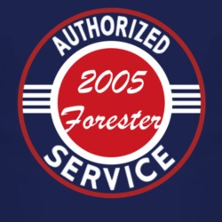 Authorized Service 2005 Chevy Forester Dark T Shirt