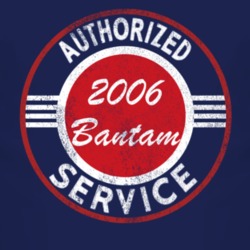 Authorized Service 2006 Bantam Distressed Look Dark T Shirt