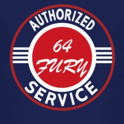 Authorized Service 1964 PLYMOUTH FURY Dark T Shirt