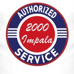 Authorized Service 2000 Chevy Impala T Shirt