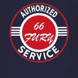 Authorized Service 1966 PLYMOUTH FURY Dark T Shirt
