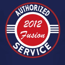 Authorized Service 2012 Fusion Dark T Shirt