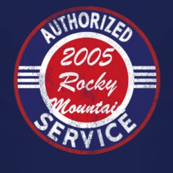 Authorized Service 2005 Liberty Rocky Mountain Distressed Look Dark T 