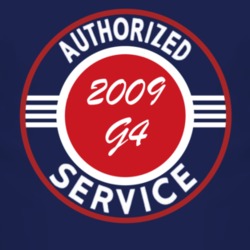 Authorized Service 2009 Pontiac G4 Dark T Shirt