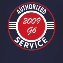 Authorized Service 2009 Pontiac G6 Dark T Shirt