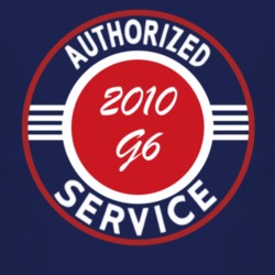 Authorized Service 2010 Pontiac G6 Dark T Shirt