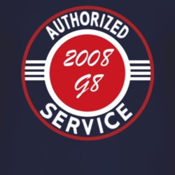 Authorized Service 2008 Pontiac G8 Dark T Shirt