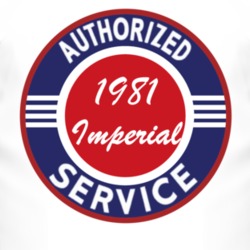 Authorized Service 1981 Chrysler Imperial T Shirt