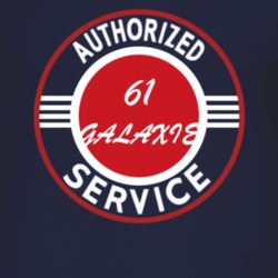 Authorized Service 1961  GALAXIE Dark T Shirt