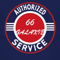 Authorized Service 1966  GALAXIE Dark T Shirt