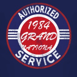 Authorized Service 1984 BUICK GRAND NATIONAL Distressed Look Dark T Sh
