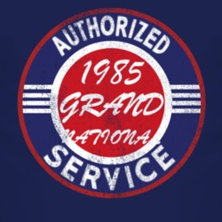Authorized Service 1985 BUICK GRAND NATIONAL Distressed Look Dark T Sh