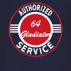 Authorized Service 1964 Jeep Gladiator Dark T Shirt