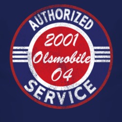 Authorized Service 2001 Oldsmobile Olsmobile O4 Distressed Look Dark T