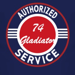 Authorized Service 1974 Jeep Gladiator Dark T Shirt