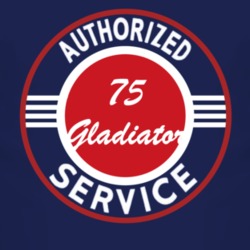 Authorized Service 1975 Jeep Gladiator Dark T Shirt