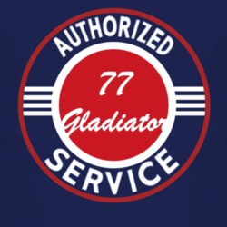 Authorized Service 1977 Jeep Gladiator Dark T Shirt