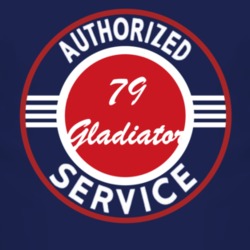 Authorized Service 1979 Jeep Gladiator Dark T Shirt