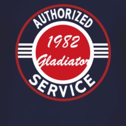 Authorized Service 1982 Jeep Gladiator Dark T Shirt