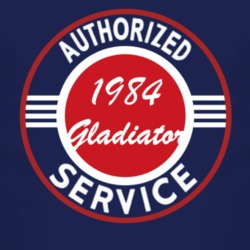 Authorized Service 1984 Jeep Gladiator Dark T Shirt