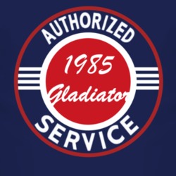 Authorized Service 1985 Jeep Gladiator Dark T Shirt