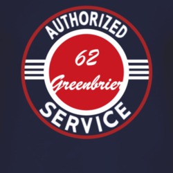Authorized Service 1962 Chevy Greenbrier Dark T Shirt