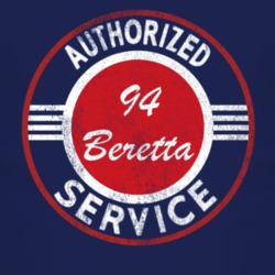 Authorized Service 1994 Chevy Beretta Distressed Look Dark T Shirt