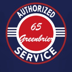 Authorized Service 1965 Chevy Greenbrier Dark T Shirt