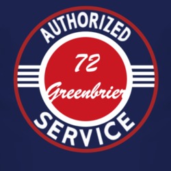 Authorized Service 1972 Chevy Greenbrier Dark T Shirt
