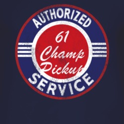 Authorized Service 1961 Studebaker Champ Pickup Distressed Look Dark T