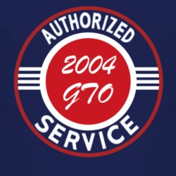 Authorized Service 2004 Pontiac GTO Dark T Shirt