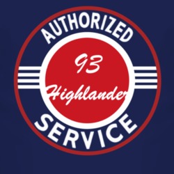 Authorized Service 1993 Chevy Highlander Dark T Shirt