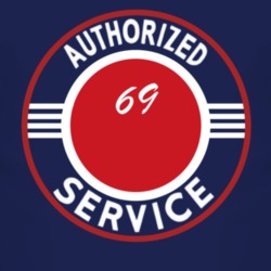 Authorized Service 1969 Honcho Dark T Shirt