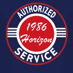 Authorized Service 1986 Chrysler Horizon Dark T Shirt