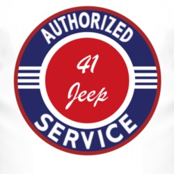 Authorized Service 1941 Jeep T Shirt