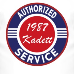 Authorized Service 1987 Chevy Kadett T Shirt