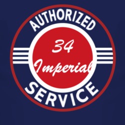 Authorized Service 1934 Chrysler Imperial Dark T Shirt