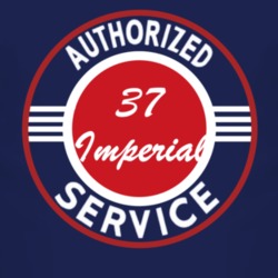 Authorized Service 1937 Chrysler Imperial Dark T Shirt