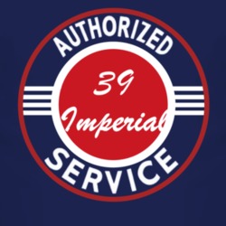 Authorized Service 1939 Chrysler Imperial Dark T Shirt
