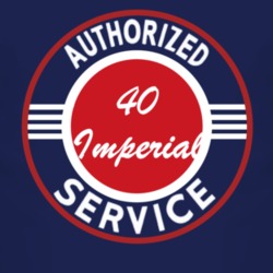 Authorized Service 1940 Chrysler Imperial Dark T Shirt