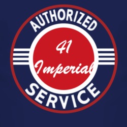 Authorized Service 1941 Chrysler Imperial Dark T Shirt