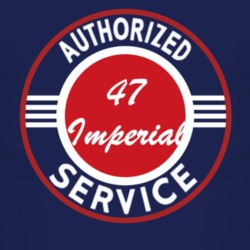 Authorized Service 1947 Chrysler Imperial Dark T Shirt