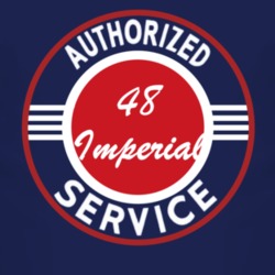 Authorized Service 1948 Chrysler Imperial Dark T Shirt