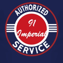 Authorized Service 1991 Chrysler Imperial Dark T Shirt