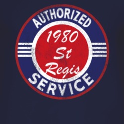 Authorized Service 1980 Dodge St Regis Distressed Look Dark T Shirt