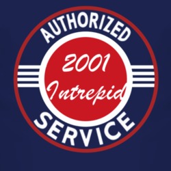 Authorized Service 2001 Chrysler Intrepid Dark T Shirt