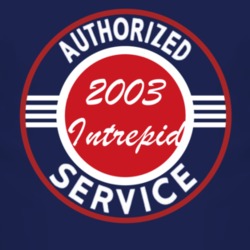 Authorized Service 2003 Chrysler Intrepid Dark T Shirt