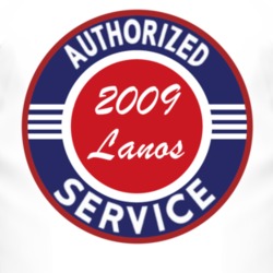 Authorized Service 2009 Chevy Lanos T Shirt