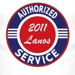 Authorized Service 2011 Chevy Lanos T Shirt