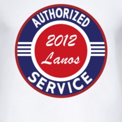 Authorized Service 2012 Chevy Lanos T Shirt